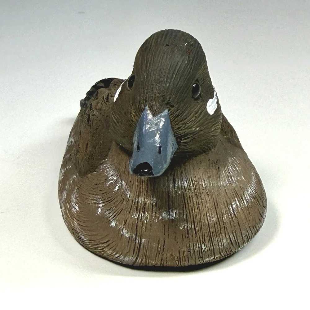 Jennings Decoy Co Bufflehead Duck Miniature Decoy Hand Painted Signed 4.5